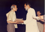 Receiving "Kala Shri" Title Award from The Prime Minister of India, Shri Chandra Sekhar, [1991 New Delhi]