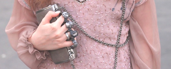 paris fashion week 2011 louvre sheer dress litas skull clutch street style fashion blogger (5)