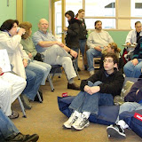 2009 January - Bowl Painting, Sunday Funday, 8th grade & Adult Ed