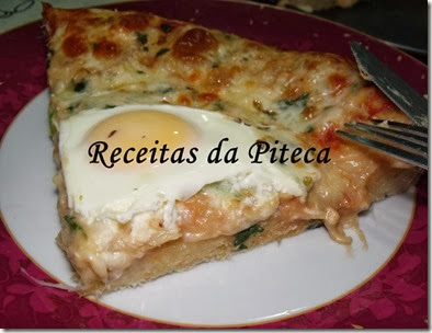 Pizza de peixe-fatia
