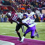 Kavario Middleton scores a touchdown for the Griz.