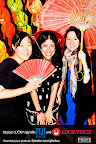 My colleagues and I dressed up with props and posed for a photo. From left to right: Naomi Kim (online editor for Martha's TV shows, me and Tiffany Sun, online editor of Holidays and Crafts).