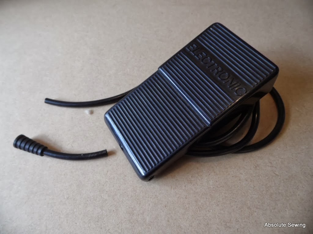 Absolute Sewing Machine Information Singer air foot control repair