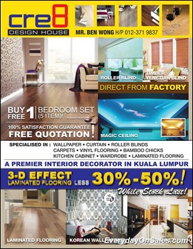 Cre8 Design House Laminated Flooring Promotions 2011-EverydayOnSales-Warehouse-Sale-Promotion-Deal-Discount
