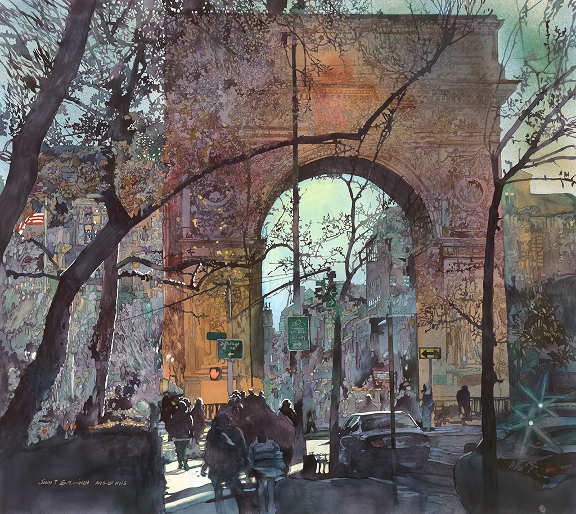 Washington Square 37"x33"