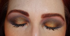close up of eyes with bellapierre shimmer powders