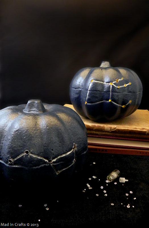 Drilled Constellation Pumpkins - Stargazer Pumpkins Drilled Constellation Pumpkins - Stargazer Pumpkins