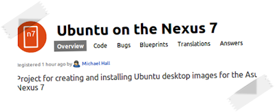 Ubuntu in Nexus 7 arrivano i PPA dedicati