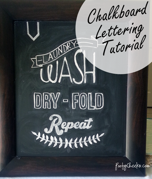 Chalkboard Lettering and Design Tutorial - for those who are not great at hand lettering!