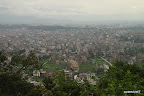 View from Swayambhunath stupa over Kathmando