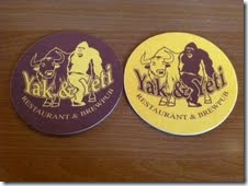 yak beer coasters