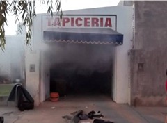 incendio tapicería