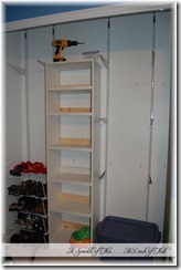Closet Organization and Shoe Shelves {A Sprinkle of This . . . . A Dash of That} Closet Organization and Shoe Shelves {A Sprinkle of This . . . . A Dash of That}
