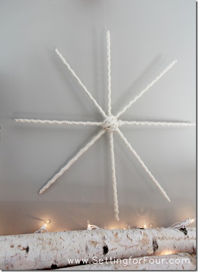 DIY Snowflake from Setting for Four