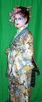 Kimono with Geisha makeup