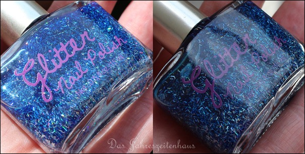 H&M Nagellack Glitter Nail Polish Blue