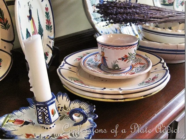 CONFESSIONS OF A PLATE ADDICT Quimper collection
