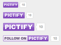 pictify buttons