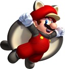 Mario se transforma em esquilo voador. Não veste uma roupa de esquilo voador. Mario se transforma em esquilo voador. Não veste uma roupa de esquilo voador.