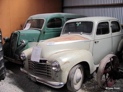 1950 Vauxhall Wyvern and a 1942 Fordson van 