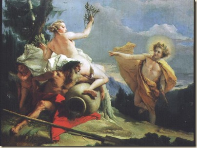 Daphne et Apollon d'aprèsTiepolo Daphne et Apollon d'aprèsTiepolo