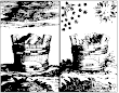 From Orthelius Book Illustration Is Split Into Two Parts