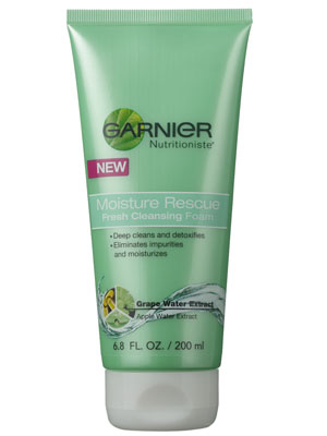 For oily or combination skin: Garnier Nutritioniste Moisture Rescue Fresh Cleansing Foam, $6