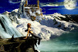 Mermaid On Snow Shore