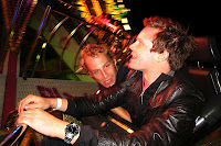Nick and Jan on the ride