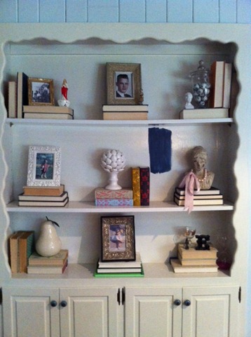 before bookcase