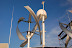 Wind turbines atop the Hornblower Infinity