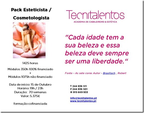 Folheto_Esteticista Cosmetologista