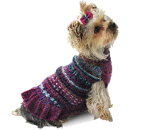 Alpakkagenser for hund: Violet