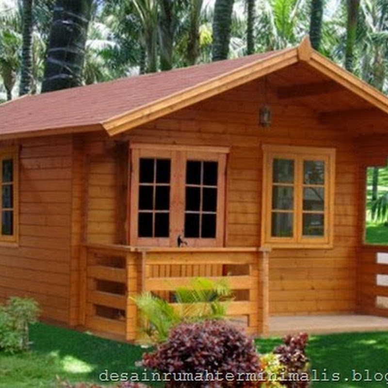 Contoh Desain dan Konsep Gambar Rumah Kayu Terbaik