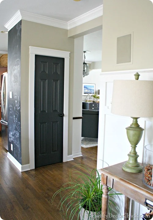 black interior doors