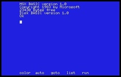 EmeJuegos Pantalla MSX BASIC