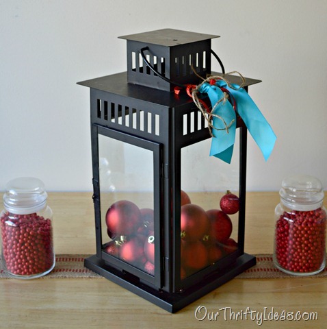 Our Thrifty Ideas: Lantern Christmas Decor
