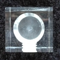 Lucite nut cracker top Lucite nut cracker top