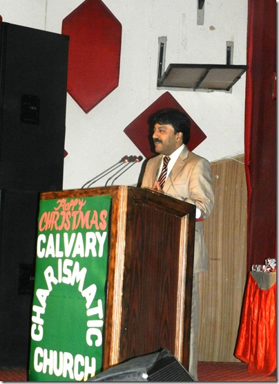 Albert David speaking - Church 2012