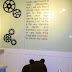 Adorable plush toy adorns one of the walls of YoGo