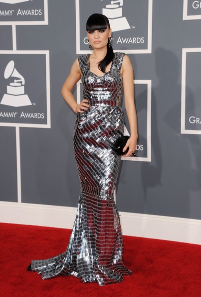 Jessie J arrives at the 54th Annual GRAMMY Awards