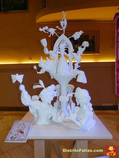 Falla Ribera-Convento Santa Clara 2015. Lema: "Dramas y comedias". Artista: Javier Álvarez-Sala