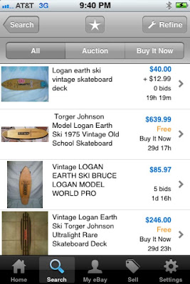 These are boards that were recently on E-Bay. A Torger Johnson (Blank Only) for $639.00, wow and to think they cost us around $5.00-$6.00 a board!!!