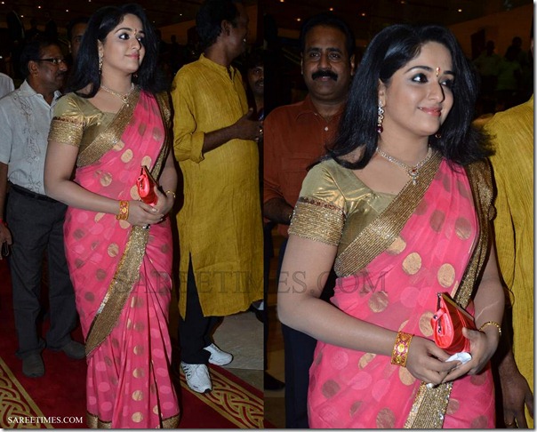 Kavya_Madhavan_Pink_Saree