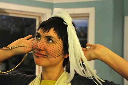 Playing around with feathers.