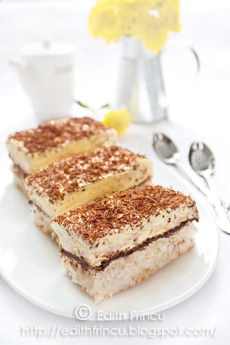 prajitura cu cocos si ciocolata