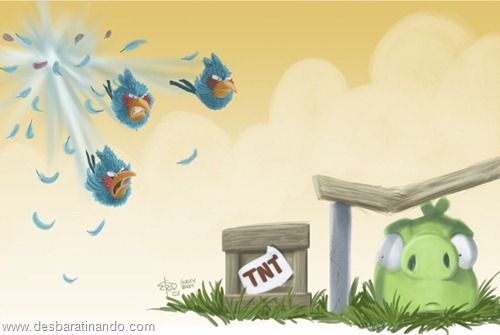 angry birds fan art desbaratinando  (1)