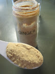 Ground ginger for the gingerbread/cookie mix.