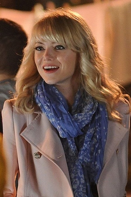 Emma Stone and Andrew Garfield on the Set of The Amazing Spider-Man 2 06