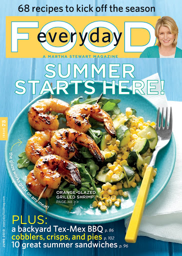 The June issue of Everyday Food is filled with great summer menu ideas.